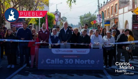 Entregan rehabilitación de la calle 30 Norte