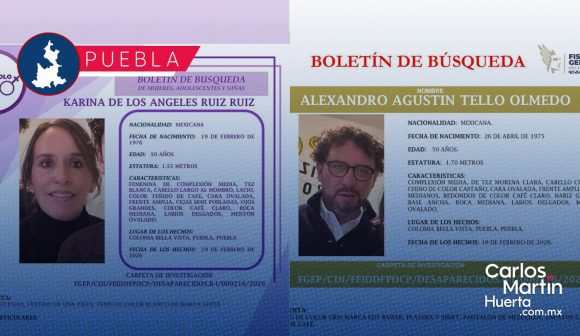 Buscan a Karina Ruiz y Alexandro Tello, esposos desaparecidos