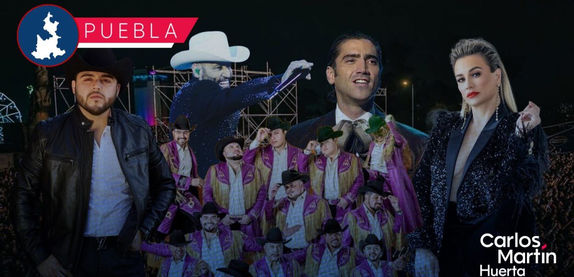 Estos son los artistas que se presentarán en el Palenque de la Feria de Puebla 2026