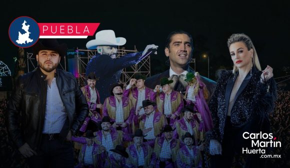 Estos son los artistas que se presentarán en el Palenque de la Feria de Puebla 2026