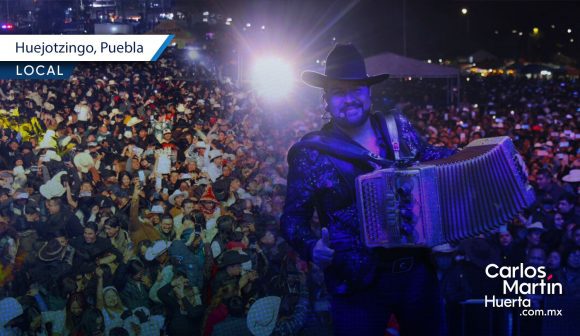 Éxito total en Huejotzingo: Los Alameños de la Sierra cierran los conciertos de Mascaritas 2026 ante miles de personas