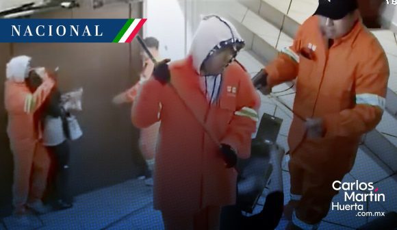 Captan a falsos trabajadores de limpia asaltando a familia en CDMX