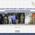 Asegura FGE inmueble y detiene a persona por narcomenudeo en Huaquechula