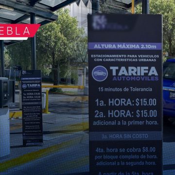 Franquicias rechazan propuesta de dos horas de estacionamiento gratis en Puebla