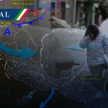 Entra el frente frío 33, se esperan vientos fuertes, heladas y chubascos