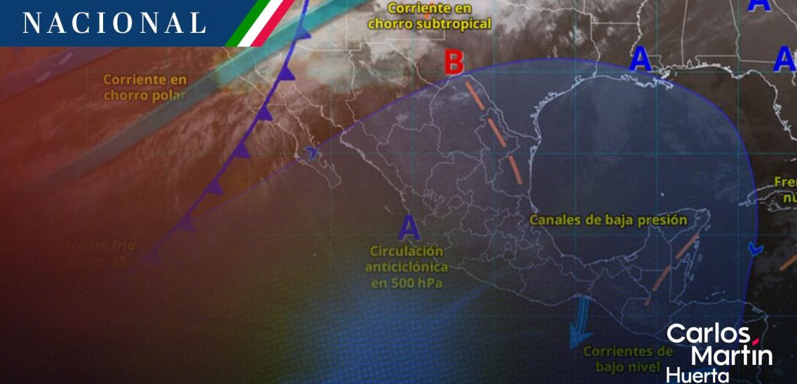 Frente frío 35 afectará al norte; ambiente cálido para el resto del país