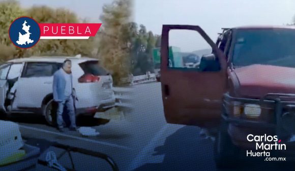 Funcionario de Zinacatepec protagoniza accidente y da información falsa para no hacerse responsable