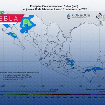 Gobierno de Puebla emite recomendaciones por Frente Frío No. 36