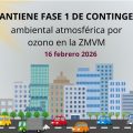 Contingencia Ambiental en el Valle de México: Fase I para este lunes 16 de febrero