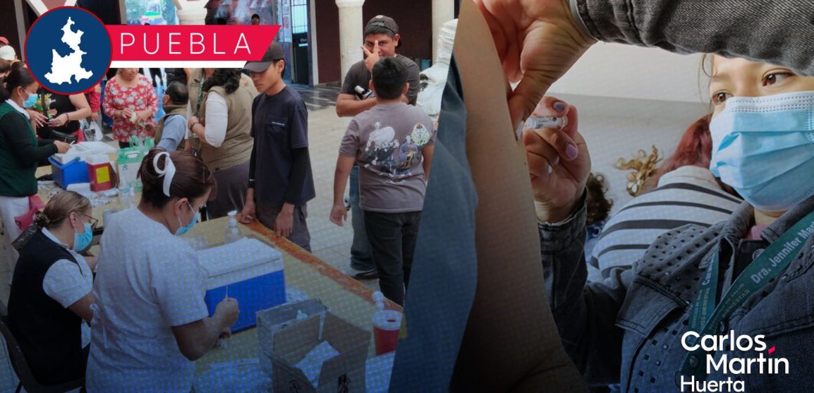 IMSS-Bienestar y Gobierno Estatal mantienen vacunación en mercados y plazas