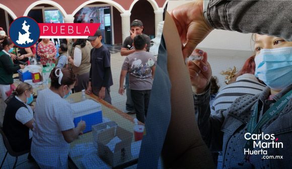 IMSS-Bienestar y Gobierno Estatal mantienen vacunación en mercados y plazas IMSS-Bienestar y Gobierno Estatal mantienen vacunación en mercados y plazas