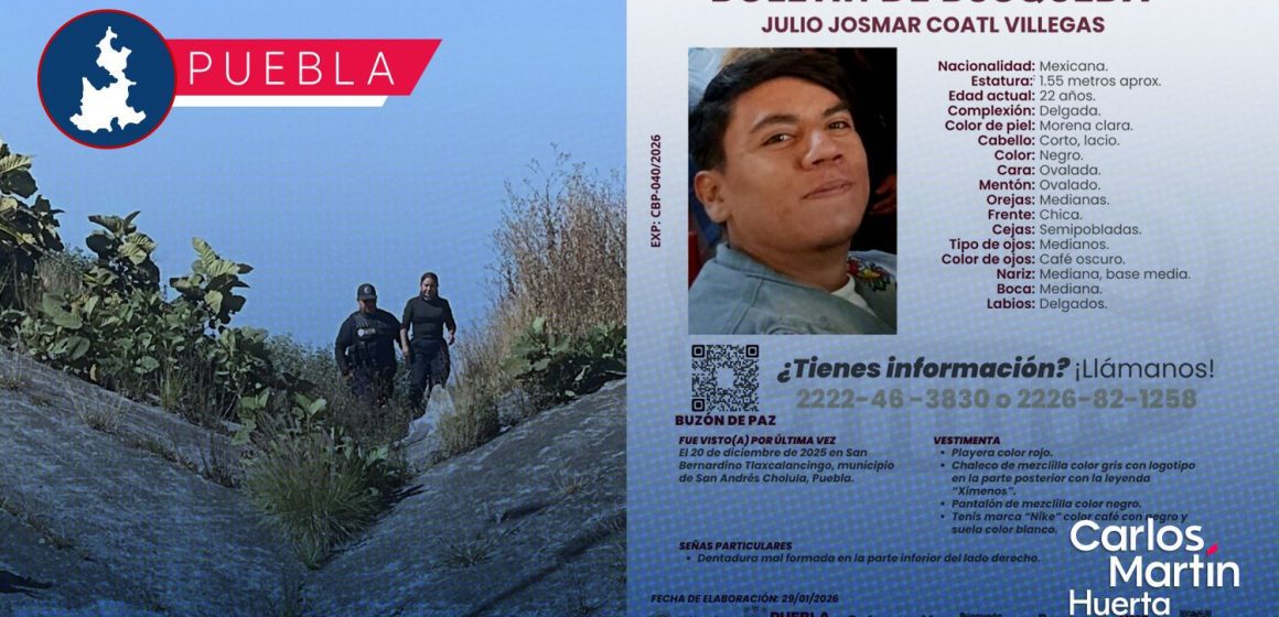 Identifican cuerpo hallado en Periférico Ecológico; se trata de Julio Josmar de 22 años, desaparecido en diciembre