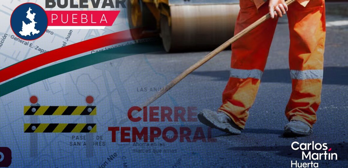 Portada Intensa carga vehicular por obras en el Bulevar Atlixco; permanece cierre parcial CMH Intensa carga vehicular por obras en el Bulevar Atlixco; permanece cierre parcial