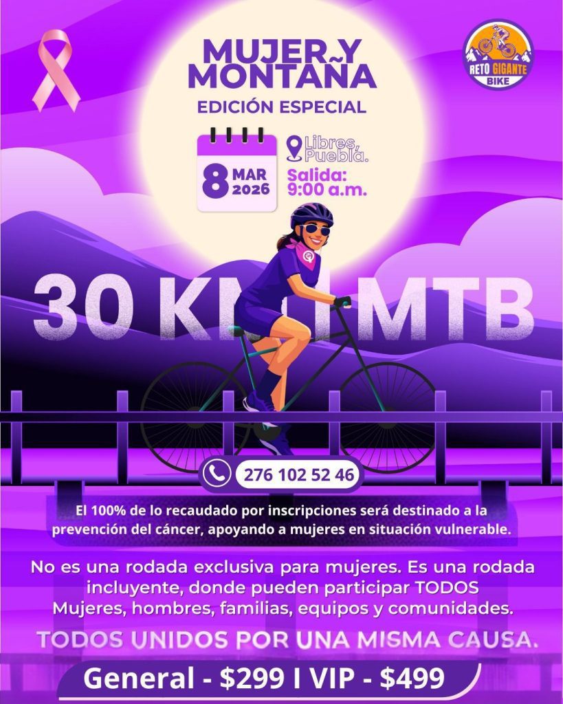 Libres invita a la rodada con causa “Mujer y Montaña” 2026