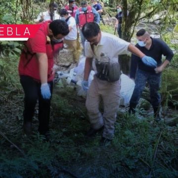 Localizan cuerpo en estado de descomposición en río de Hueytamalco