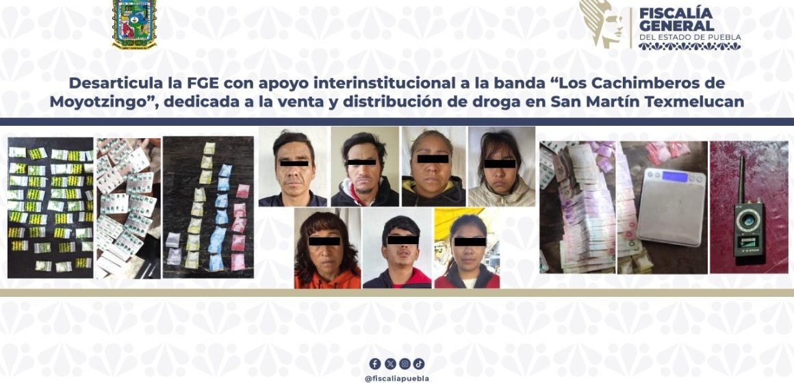 Cae la banda “Los Cachimberos de Moyotzingo” en Texmelucan