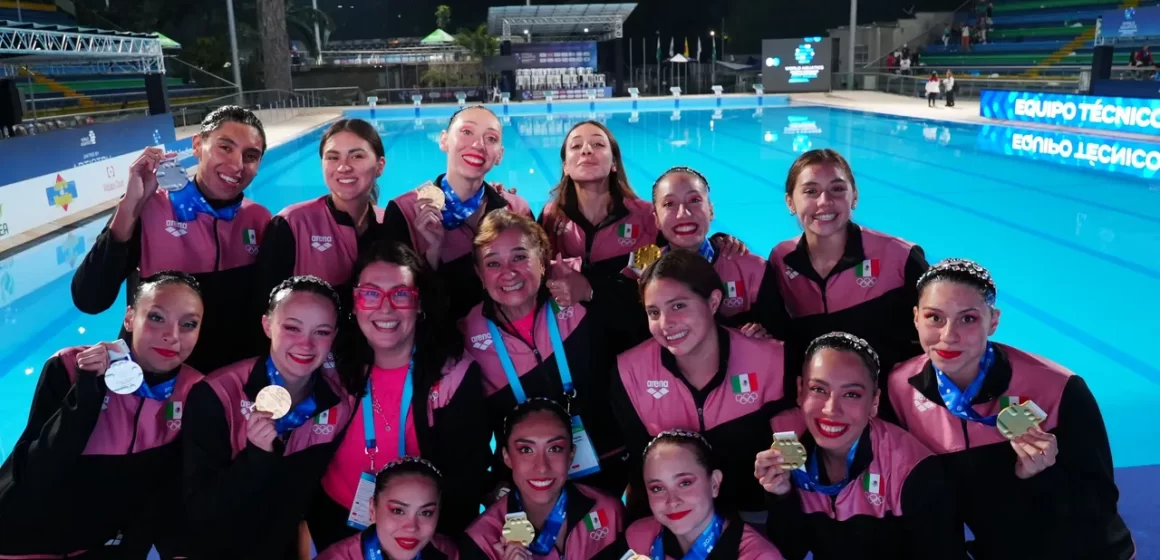 México - Natación Artística - Medellín ¡México de Oro! Selección de Natación Artística triunfa en la Copa del Mundo Medellín