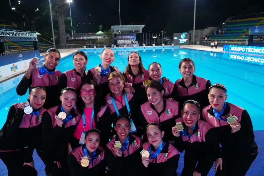 ¡México de Oro! Selección de Natación Artística triunfa en la Copa del Mundo Medellín