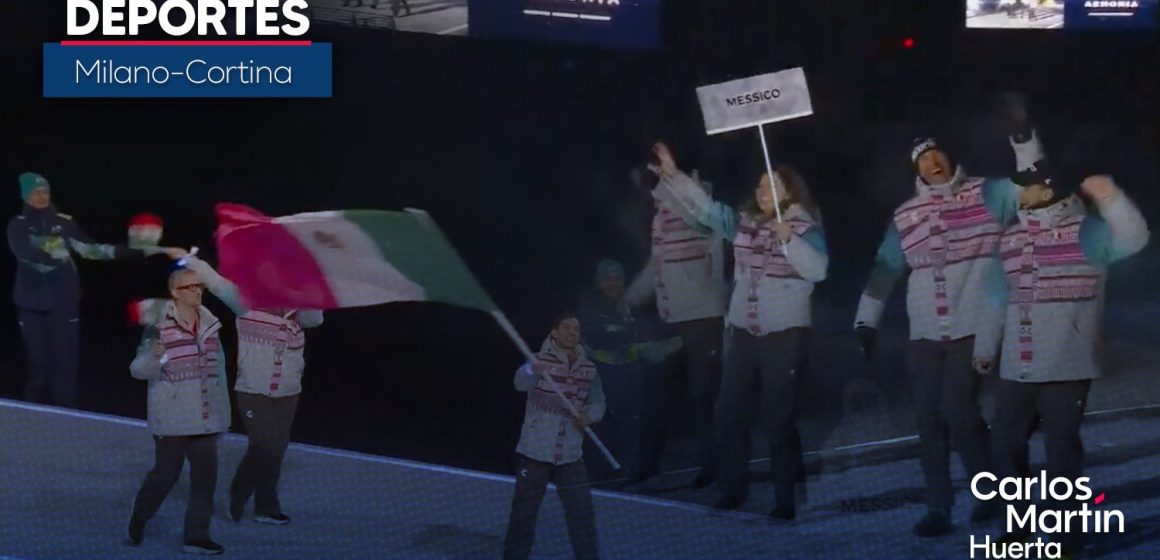 México brilla en la inauguración de Milano-Cortina 2026