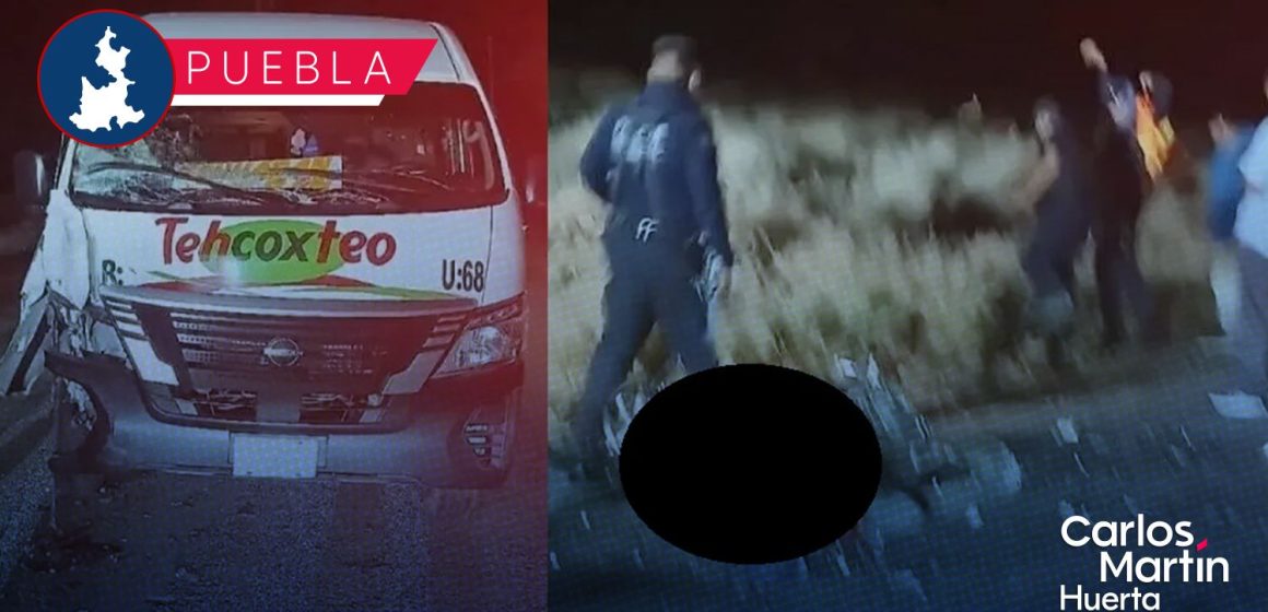 Motociclista protagoniza fuerte accidente en Coxcatlán; perdió la vida