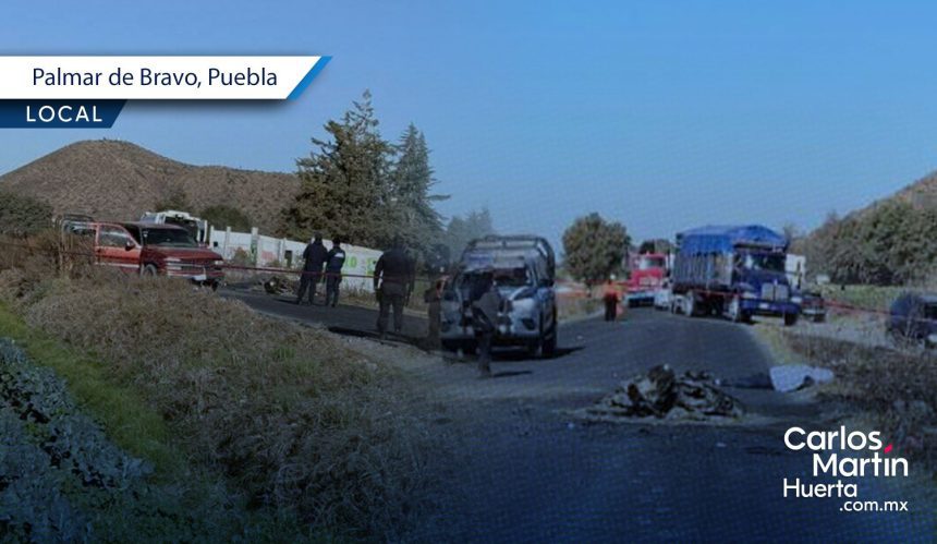 Pareja en motocicleta protagoniza accidente en Palmar de Bravo; uno perdió la vida