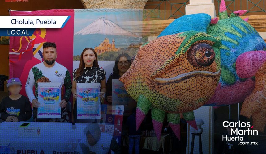 Presenta Secretaría de Desarrollo Turístico Festival Volarte Cartoons en Cholula