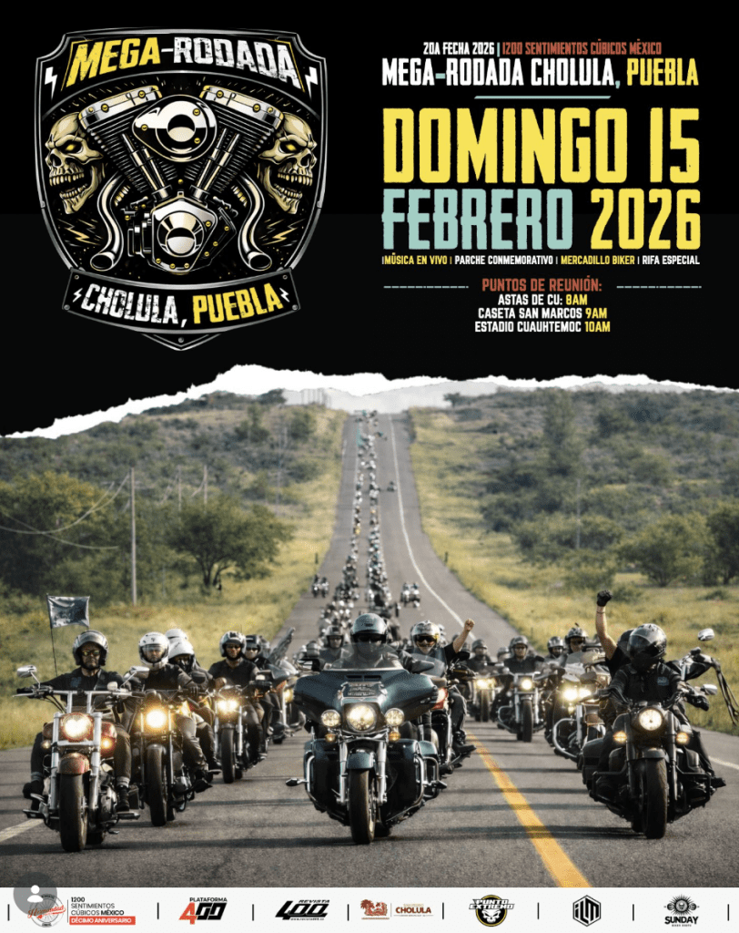 Presentan la Segunda Mega Rodada Cholula 2026