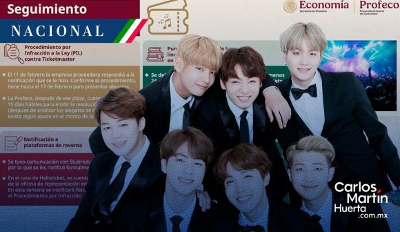 Profeco endurece reglas para boleteras: Nuevos lineamientos tras caso BTS