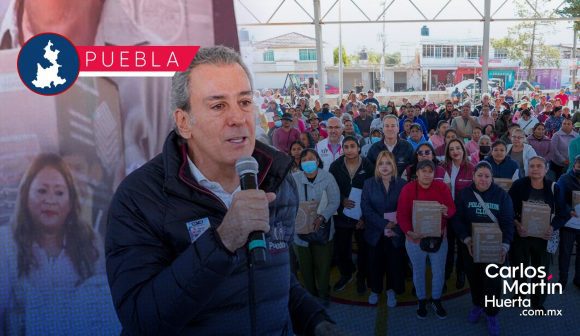 Puebla capital entrega más de 2 mil 600 despensas del programa “Alimentación Imparable” en San Baltazar Tetela
