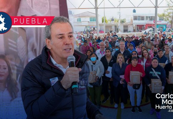 Puebla capital entrega más de 2 mil 600 despensas del programa “Alimentación Imparable” en San Baltazar Tetela