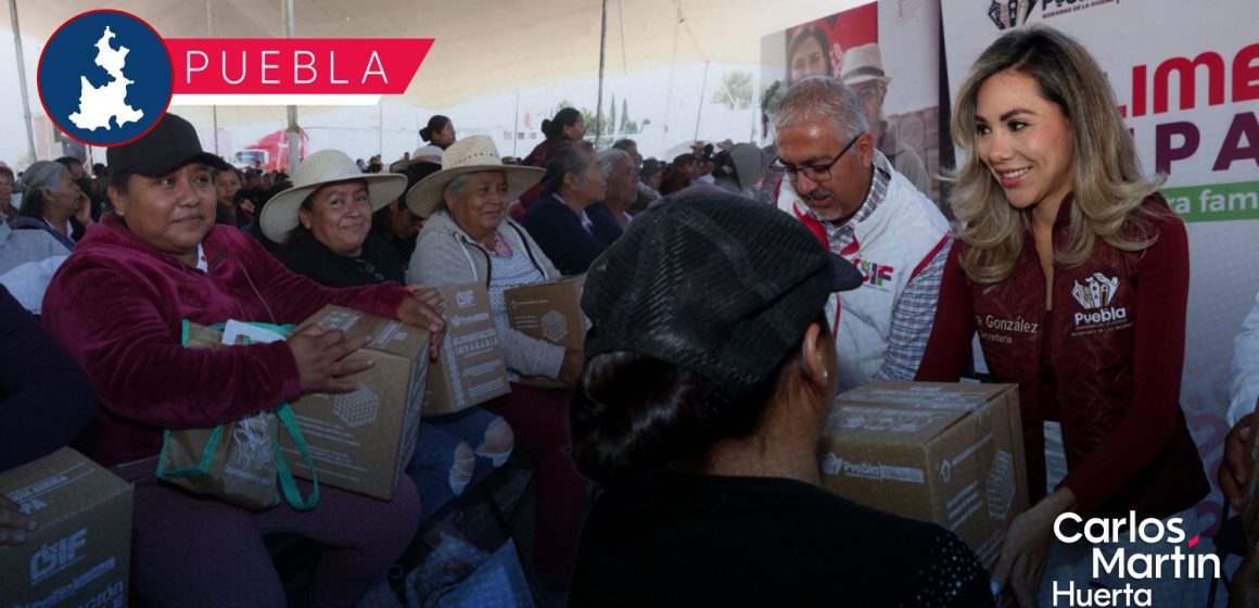 Puebla capital entregó apoyos alimentarios a familias de Guadalupe Tecola Puebla capital entregó apoyos alimentarios a familias de Guadalupe Tecola