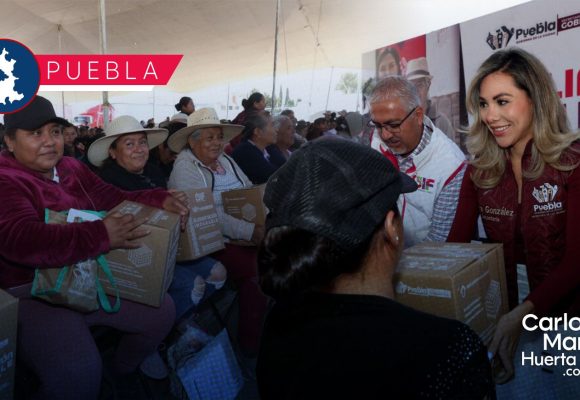 Puebla capital entregó apoyos alimentarios a familias de Guadalupe Tecola Puebla capital entregó apoyos alimentarios a familias de Guadalupe Tecola