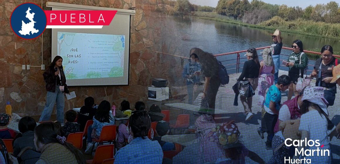 Puebla capital impulsa la educación ambiental con “Exploradores de Aves en Chapulco”