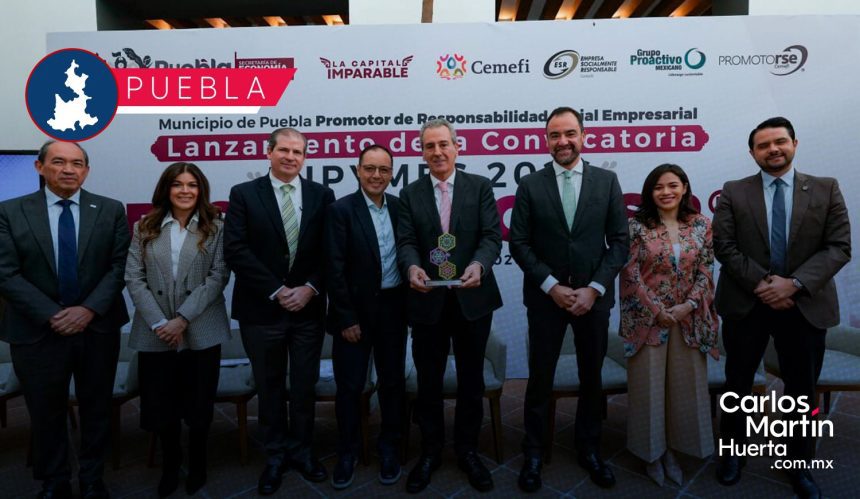 Puebla capital recibe distintivo como “Entidad Promotora de Responsabilidad Social Empresarial”