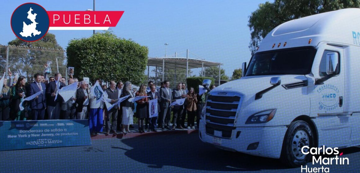 Puebla exporta a Estados Unidos 38 toneladas de productos marca "Cinco de Mayo"