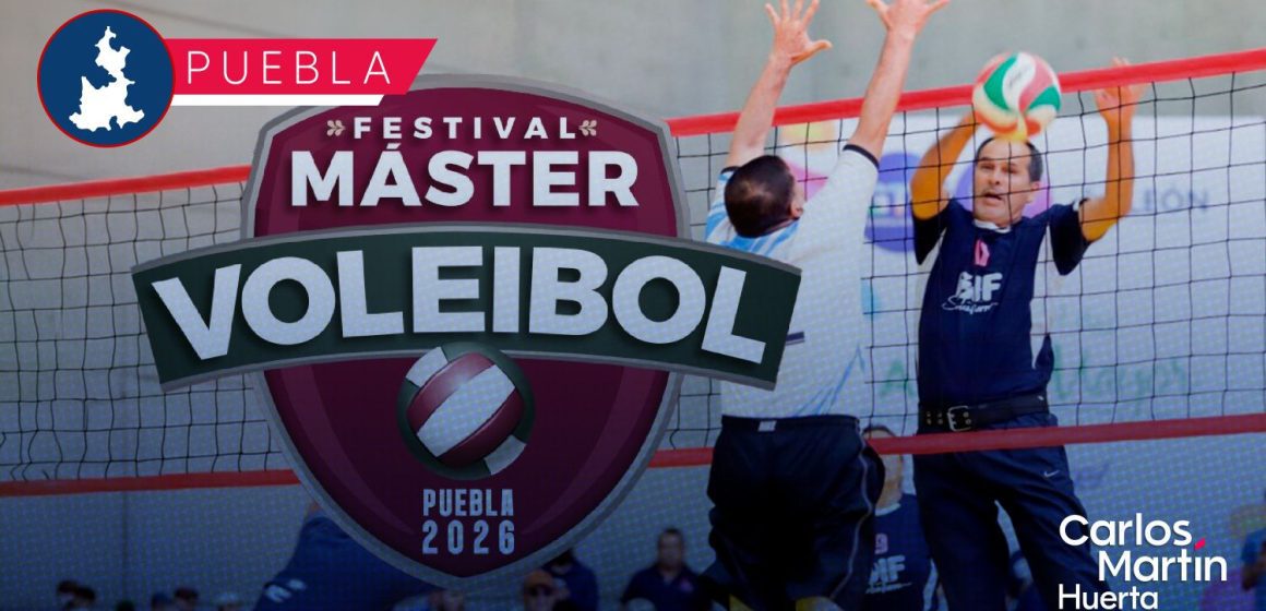 Puebla recibirá el Festival Máster de Voleibol 2026