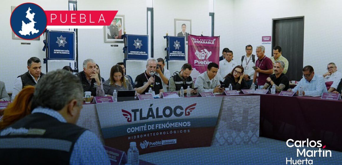 Puebla se prepara ante el Comité Tláloc: Estrategia para reducir inundaciones y riesgos por lluvias