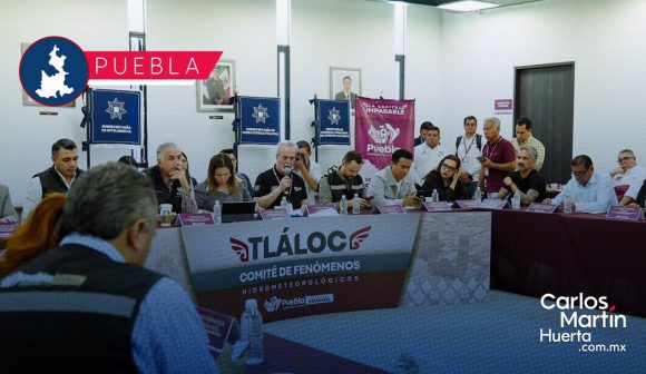 Puebla se prepara ante el Comité Tláloc: Estrategia para reducir inundaciones y riesgos por lluvias