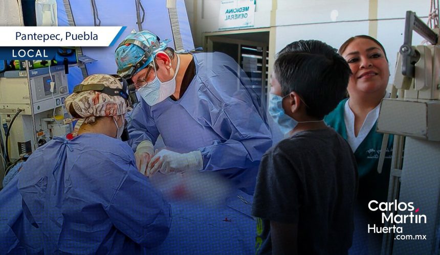 Quirófano itinerante acerca salud, esperanza y atención gratuita a Pantepec