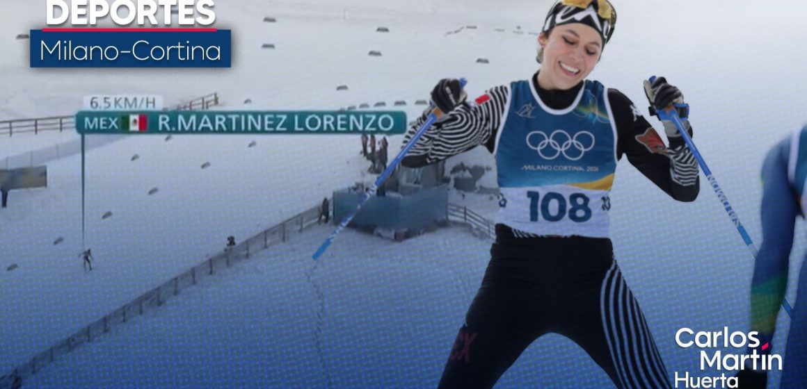 Regina Martínez hace historia; primera mexicana en esquí de fondo de unos Juegos Olímpicos