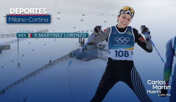 Regina Martínez hace historia; primera mexicana en esquí de fondo de unos Juegos Olímpicos