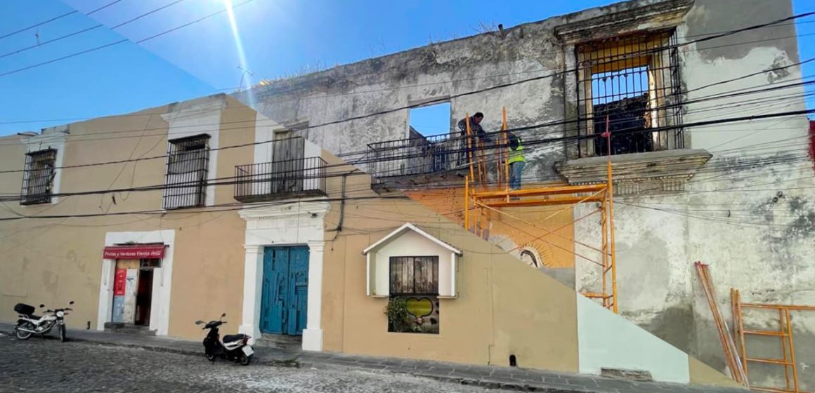 Rehabilitan fachadas y el Templo de Balvanera en el emblemático Barrio de El Alto