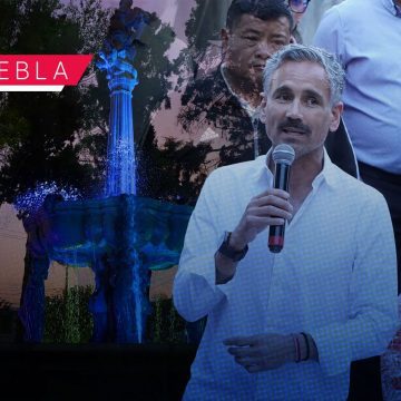 Rescate de espacios públicos en Puebla: Entregan rehabilitación de la fuente y áreas verdes del Parque Habana