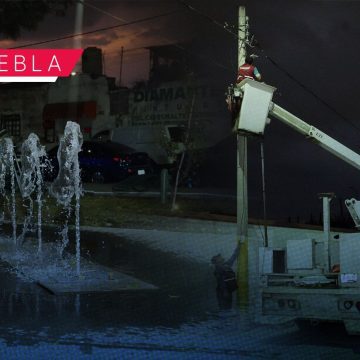 Rescate de espacios públicos en Puebla: Pepe Chedraui entrega mantenimiento de la Fuente de Santa Anita