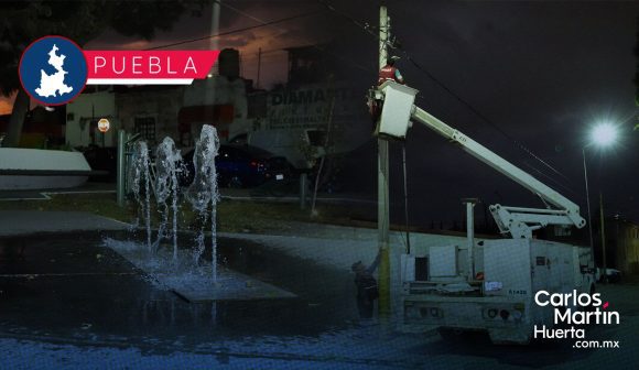 Rescate de espacios públicos en Puebla: Pepe Chedraui entrega mantenimiento de la Fuente de Santa Anita