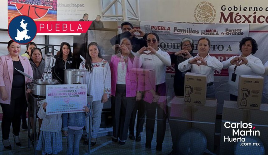 SEDIF fortalece desayunadores escolares en pro de la niñez poblana