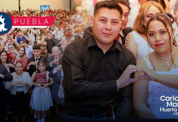 Se casan de forma gratuita más de 1,700 parejas en Puebla Se casan de forma gratuita más de 1,700 parejas en Puebla