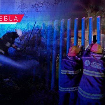 Se registran dos incendios en distintos puntos de Puebla; bomberos logran mitigar las llamas