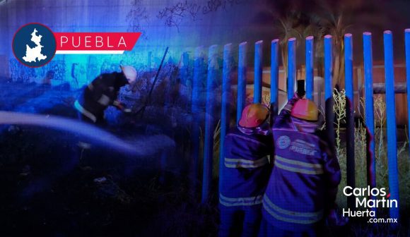 Se registran dos incendios en distintos puntos de Puebla; bomberos logran mitigar las llamas