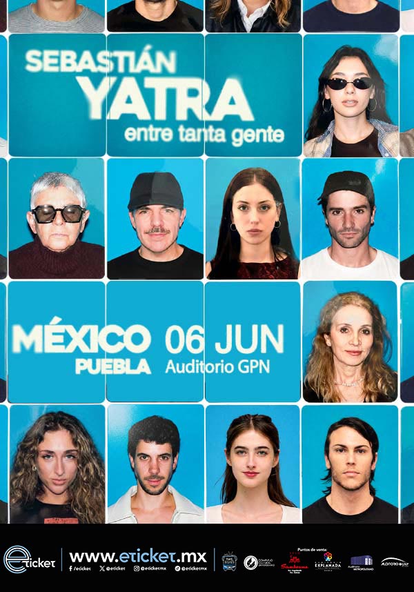 Sebastián Yatra llega a Puebla con su tour “Entre tanta gente” 2026